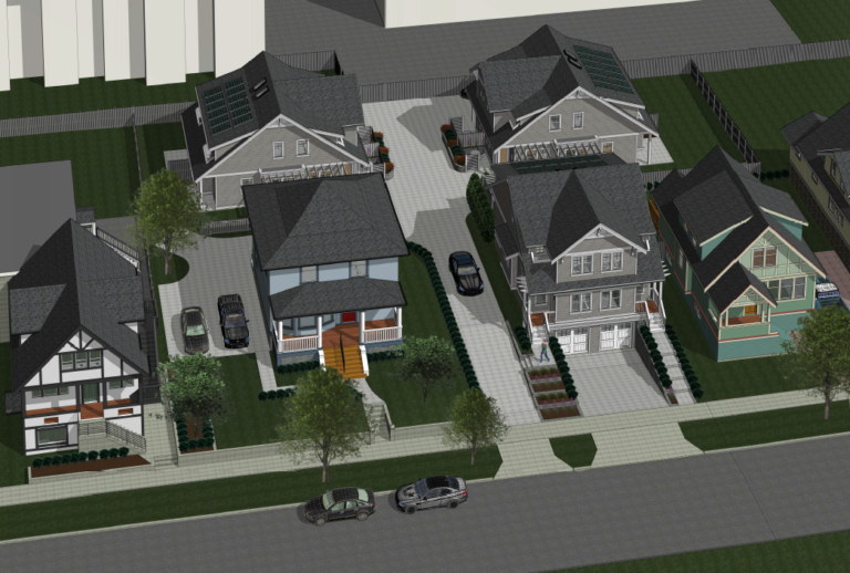 Three New Duplexes, Residential Infill in Jubilee Neighbourhood