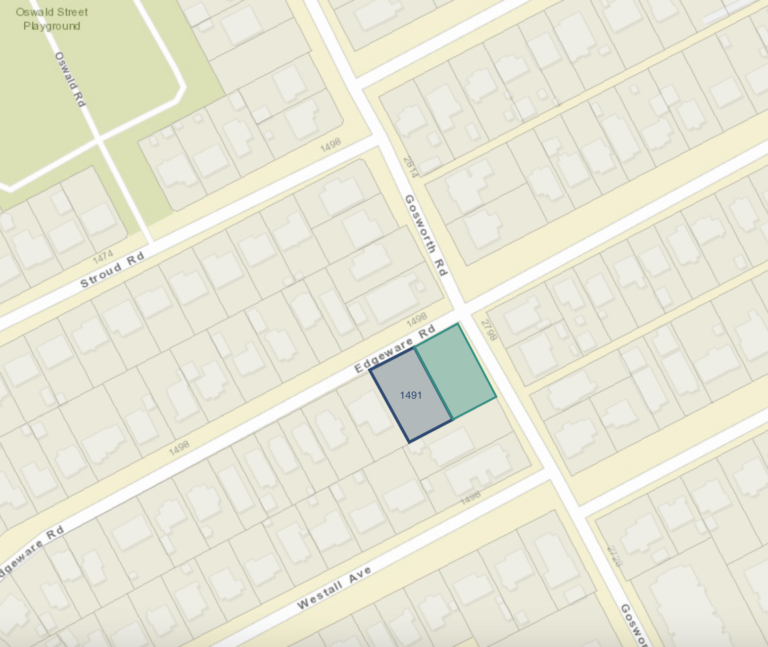 4 small-lot single family subdivision proposed in Oaklands neighbourhood